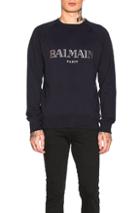 Balmain Balmain Paris Sweatshirt In Black