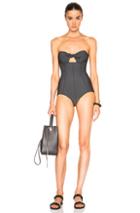 Lisa Marie Fernandez Poppy Bandeau Maillot In Black