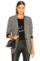 Redemption Pied De Poule Tailored Jacket In Black,white,checkered & Plaid