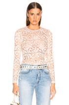 L'agence Annika Scoop Neck Long Sleeve Top In Netural