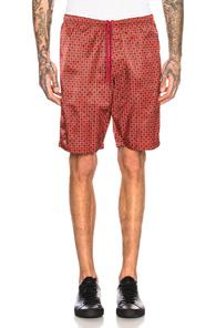 Needles Warm Up Short In Paisley,red