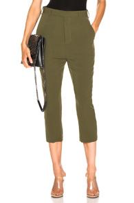 Rick Owens Easy Astaires Pant In Green