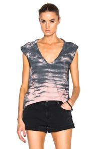Pam & Gela Kate Tee In Gray,ombre & Tie Dye