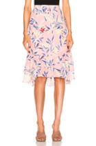 See By Chloe Printed Skirt In Pink,floral