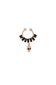 Givenchy Skulls Septum Ring In Metallics