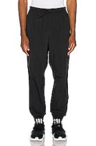 Y-3 Yohji Yamamoto Cuffed Track Pants In Black