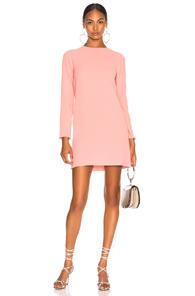 Tibi Triacetate Shift Dress In Pink