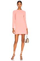 Tibi Triacetate Shift Dress In Pink