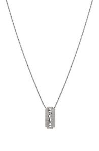 Saint Laurent Monogram Necklace In Metallics