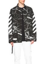 Off-white Sahariana Jacket In Black,abstract