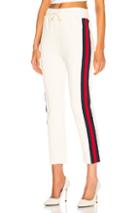 Mother Slim Gym Sweatpant In White