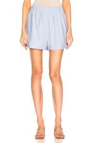 Tibi Pull On Short In Blue