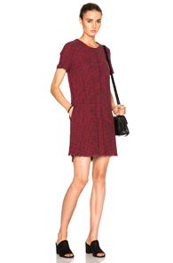 Current/elliott Shift Dress In Red,checkered & Plaid