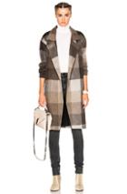 Theperfext Tonya Boxy Coat In Brown,neutrals,checkered & Plaid