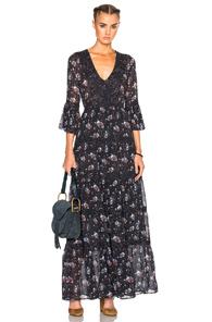 Ulla Johnson Aurora Dress In Blue,floral