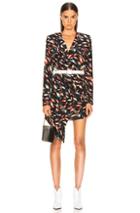 Givenchy Mini Print Dress In Black,abstract