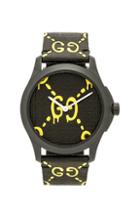 Gucci 38mm G-timeless Guccighost Gg Watch In Metallics