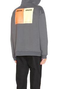Raf Simons Drugs Classic Hoodie In Gray