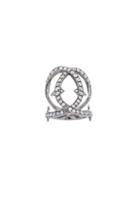 Loree Rodkin Spiked Diamond Loop Ring In Metallics
