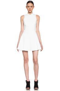 Theyskens' Theory Darag Poly-blend Dress In White