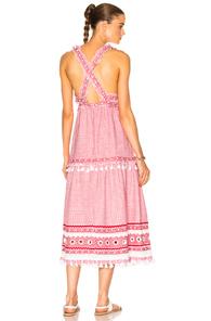Dodo Bar Or Joseff Dress In Red,white
