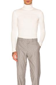 Calvin Klein 205w39nyc Neck Logo Turtleneck In White