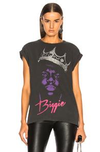 Madeworn Notorious Big Crew Tee In Gray