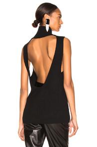 Soyer Natasha Backless Tunic Top In Black
