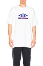 Vetements X Umbro Tee In White