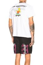 Off-white Homer & Bart Graphic Tee In White