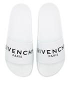 Givenchy Polyurethane Slide Sandals In White