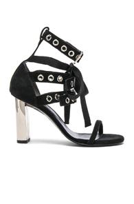 Self-portrait X Robert Clergerie Leyla Heel In Black