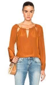 Calvin Rucker Exclusive Mesmerize Top In Brown,orange