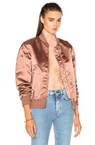 Acne Studios Azura Bomber Jacket In Pink