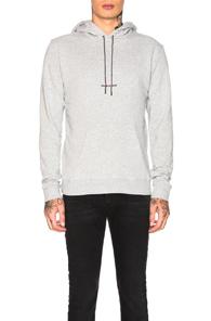 Saint Laurent Hoodie In Gray
