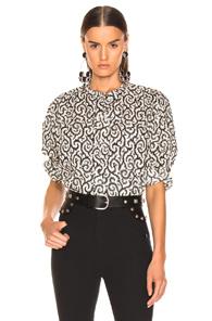 Isabel Marant Etoile Mexika Top In Black,floral