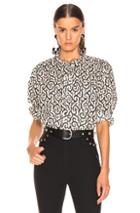 Isabel Marant Etoile Mexika Top In Black,floral