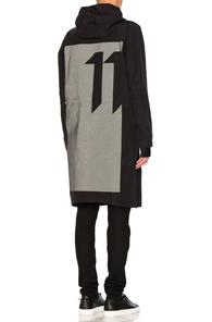 11 By Boris Bidjan Saberi Block Print Jacket In Black