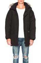 Canada Goose Emory Parka With Coyote Fur In Black