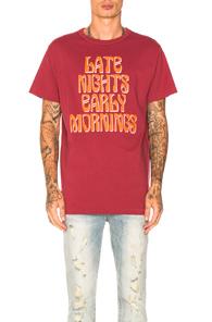 Off-white Night Tee In Red