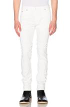 Maison Margiela Resinated Jeans In White