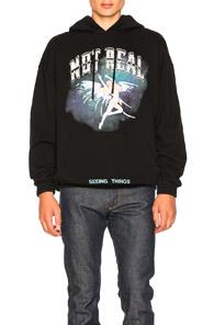 Off-white Angel Hoodie In Black