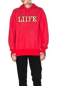 Sacai Hoodie In Red