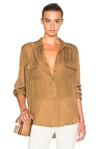 L'agence Margaret Top In Brown,neutrals