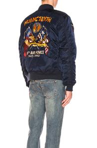Schott Ma-1 Bomber In Blue
