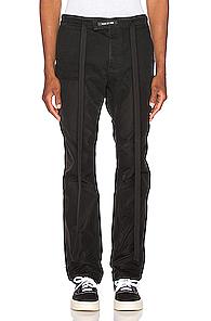 Fear Of God Nylon Double Front Work Pant In Black