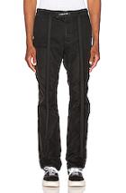 Fear Of God Nylon Double Front Work Pant In Black