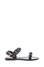 Givenchy Chain Jelly Sandals In Black