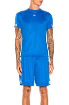 Adidas By Alexander Wang Soccer Jersey Top In Blue