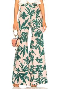 Alexis Dasha Pant In Green,floral,pink